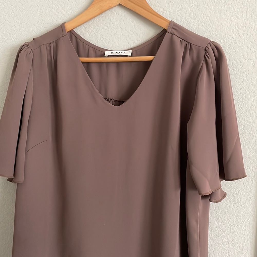 🎀Zenana Premium flutter sleeved top